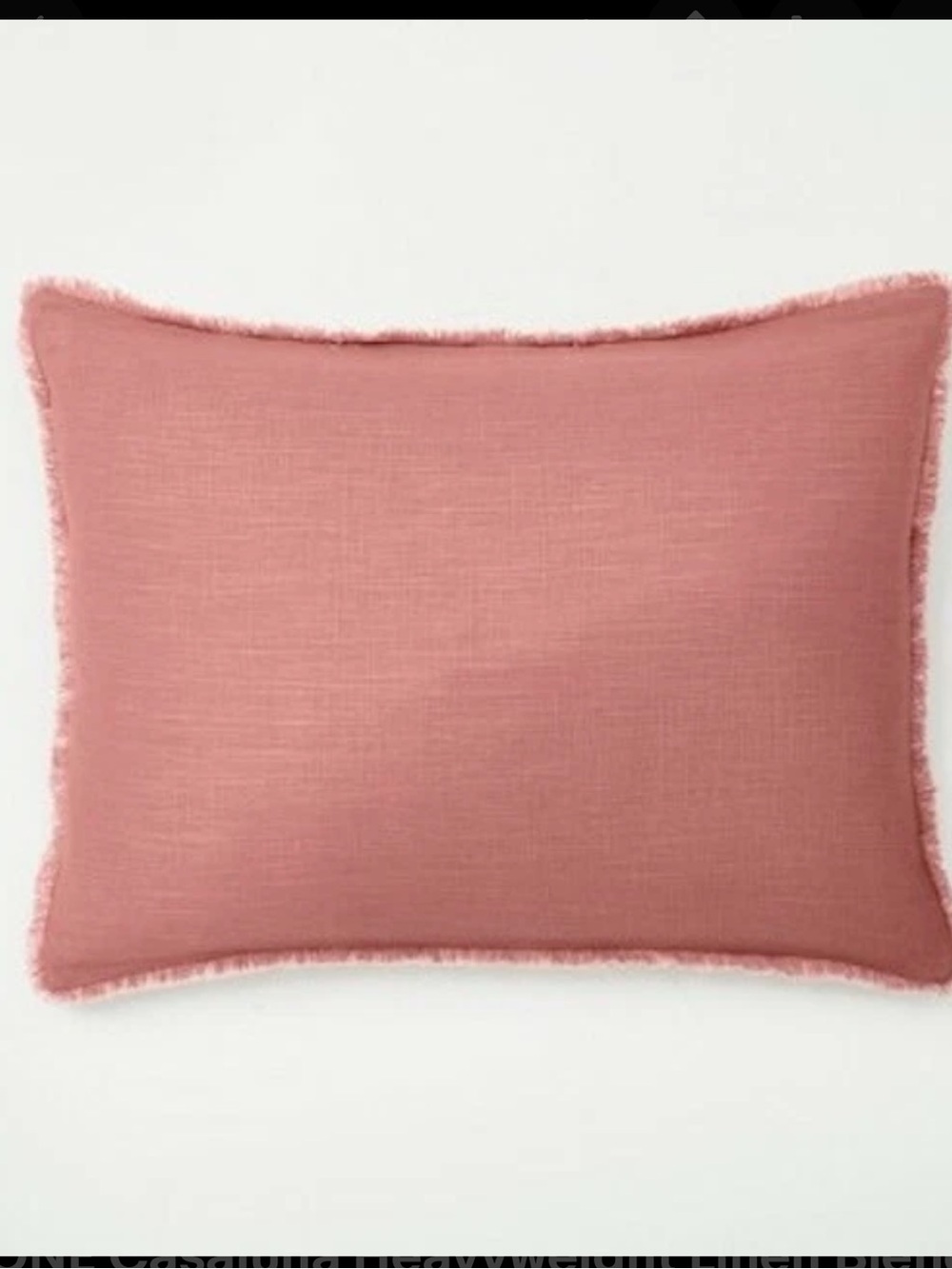 Casaluna Target King Euro Rose Linen Raylon Pillow Cover